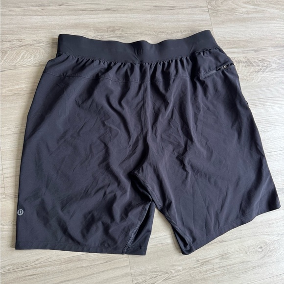 Black Large Lululemon Athletic Shorts - Picture 2 of 4